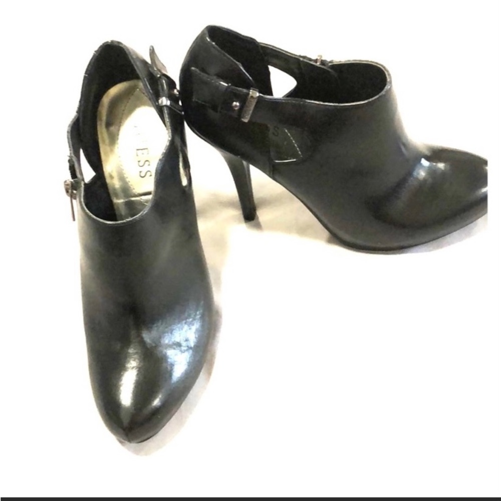 Guess WG Shelby Black Stiletto Booties Size 7